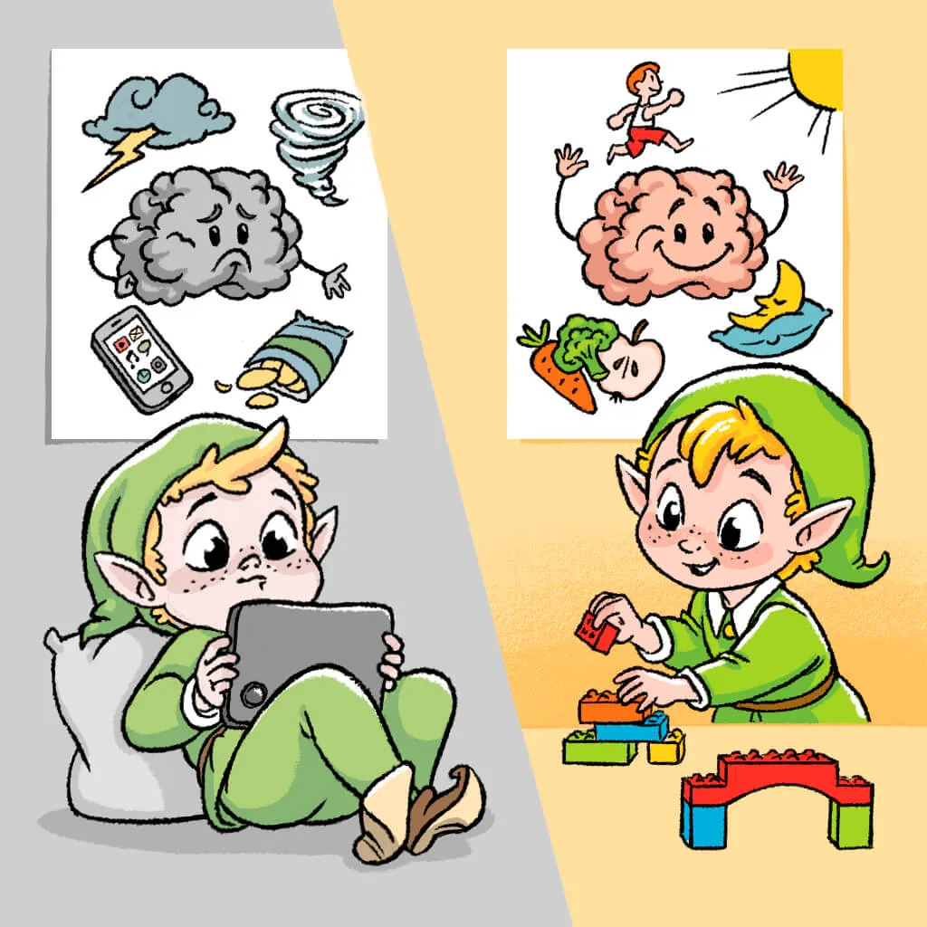 Healthy Habits audio stories - helps kids manage screen time and build positive routines