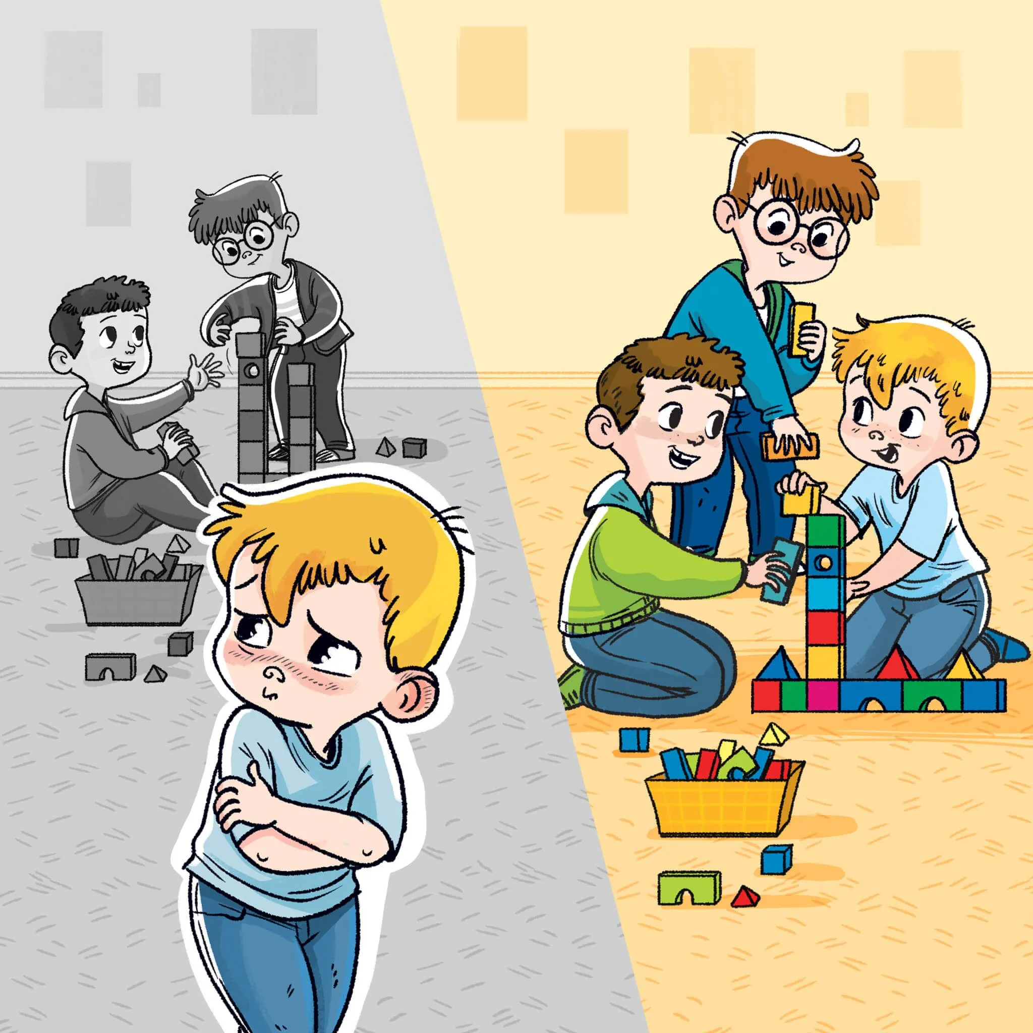 I Am a Preschooler stories - eases separation anxiety for children starting preschool ages 3-5